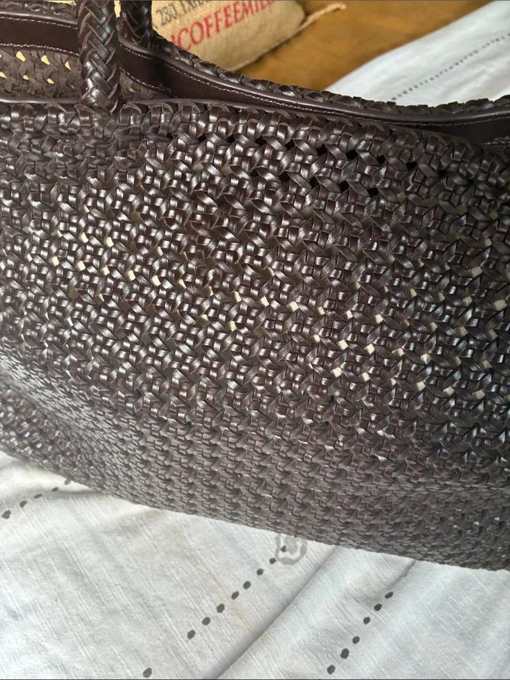 Madewell Open Woven Tote NWT